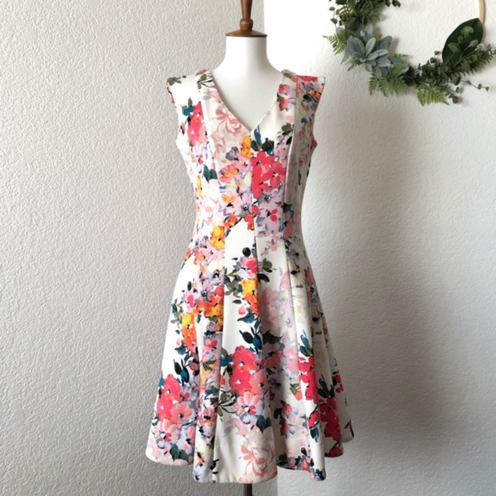 Just Taylor Multi colored sz 10 dress.
